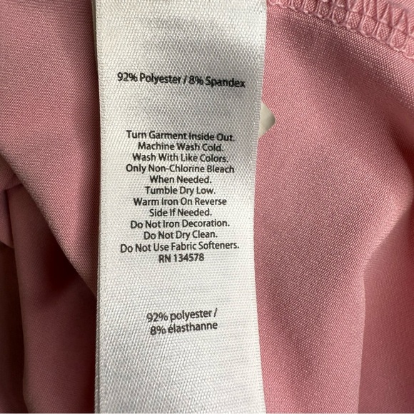 Vineyard Vines Men's Pink Polo Shirt Polyester Spandex Blend Size XXL GUC - Picture 5 of 5